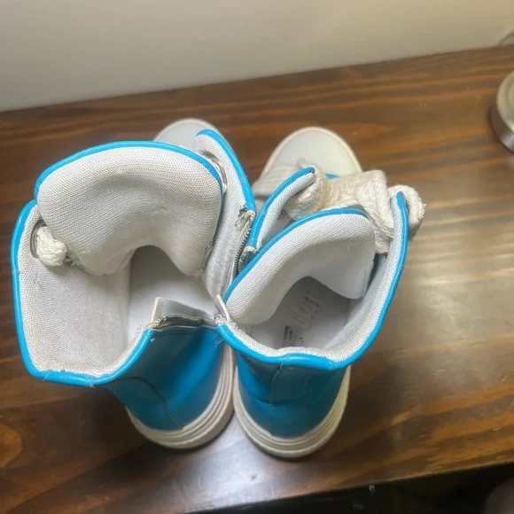 Cristian Zerotre Calipso 300 Blue/White Made In Italy Big Laces 6.5 - Picture 8 of 8